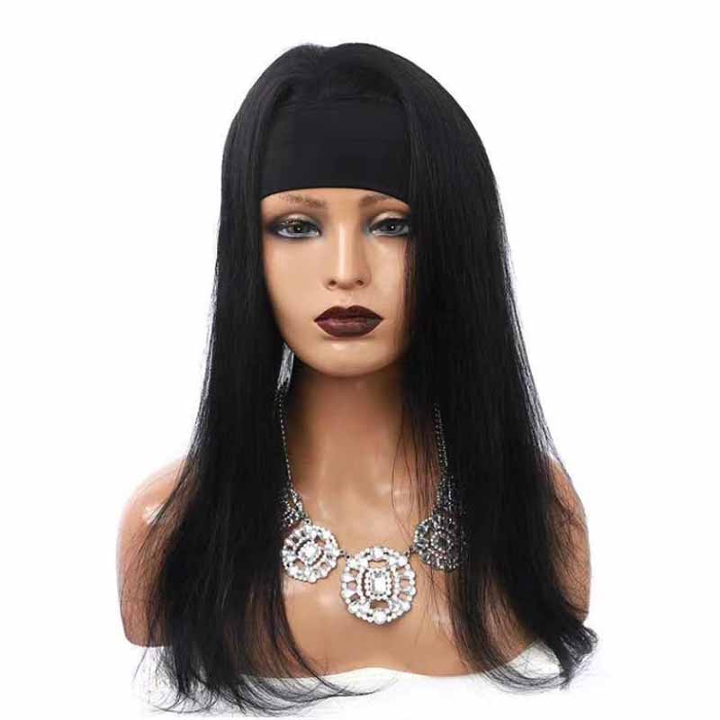 Silkswan Hair New Style Headband Wigs Non Lace Wigs Straight Human Hair 10-22 Inches