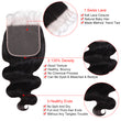 Load image into Gallery viewer, Silkswan Hair Body Wave HD Lace Closure 4x4 5x5 6x6 Top Closure Human Virgin Ha