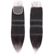 Load image into Gallery viewer, Silkswan Hair Straight Swiss Lace Closure 4x4 5x5 6x6 7x7 with Baby Hair Human Top Closure