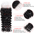 Load image into Gallery viewer, Silkswan Hair Deep Wave Lace Closure 4x4 6x6 Swiss Lace Top Closure with Baby Hair
