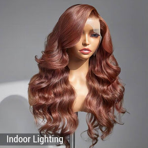 Silkswan brazilian human hair new color and style brown color wig top quality
