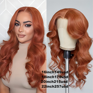 silkswan brazilian human hair Cinnamon Brown Loose Wave 5x5 Closure Glueless Undetectable Lace Wig
