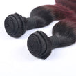 Load image into Gallery viewer, Silkswan Hair Body Wave Bundles 1B99J Ombre Color Brazilian Human Hair Extensions