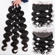 Load image into Gallery viewer, Silkswan Hair Body Wave Bundles with 13x4 or 13x6 Lace Frontal Ear to Ear Human Hair