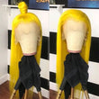 Load image into Gallery viewer, Silkswan Hair 13x4 Lace Front Human Hair Wig Straight Bright Yellow Customize Virgin Hair Wigs