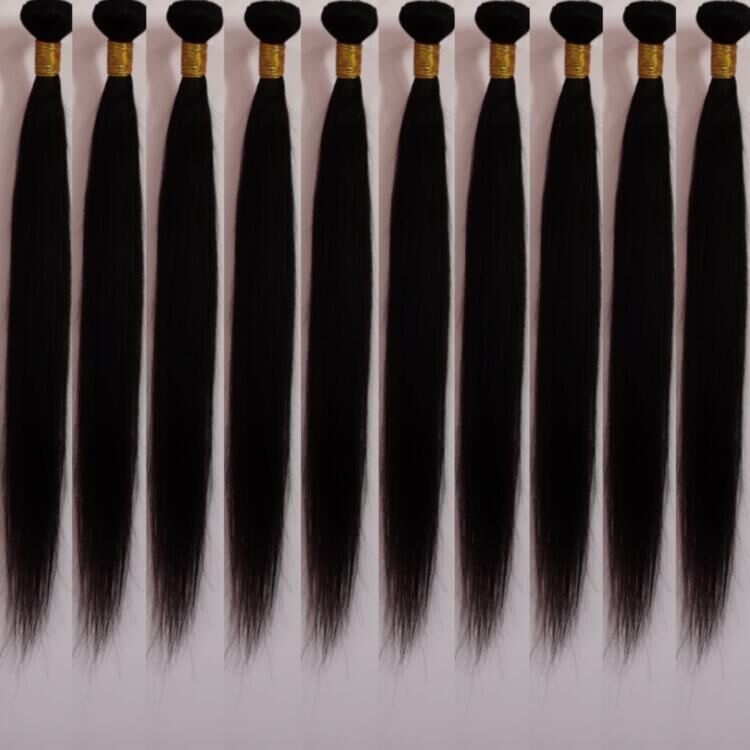 Silkswan Hair Bundles Bulk Buy 5Pcs/Lot 105Pcs/Lot Straight Remy Human Hair Bundles