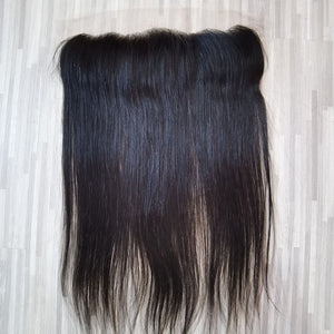 Silkswan Hair Straight HD Transparent Lace 13x4 Lace Frontal Glueless Pre-Plucked Human Hair