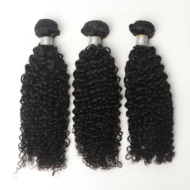 Silkswan Hair Kinky Curly Human Hair Virgin Hair Bundles 8-28 inches Hair Extension