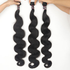 Silkswan Hair Human Hair Weave Bundles Brazilian Body Wave Virgin Hair Extensions