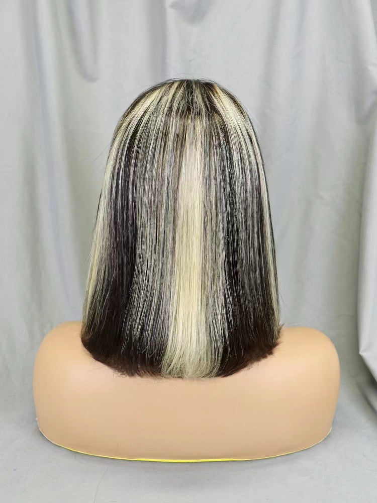Silkswan hair new style human hair frontal bob wig #1b/613