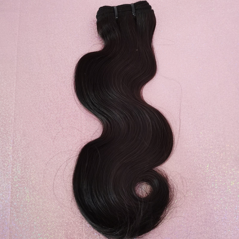 Silkswan Hair Double Drawn Hair Bundles Body Wave Full End Human Virgin Hair Weft