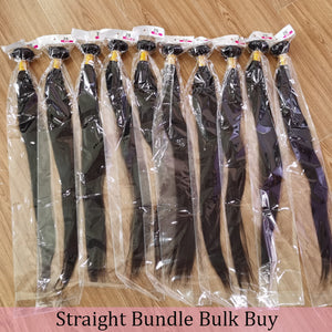 Silkswan Hair Bundles Bulk Buy 5Pcs/Lot 105Pcs/Lot Straight Remy Human Hair Bundles