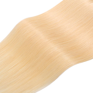 Silkswan Hair 1b613 Straight Bundles Ombre Blonde Dark Roots Hair Weft Human Virgin Hair