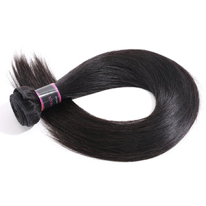 Silkswan Hair 38 40 Inch Straight Hair Bundles Brazilian Human Virgin Hair Weft Extentions