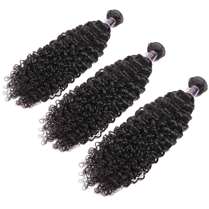 Silkswan Hair Curly Human Hair Bundles Hair Extensions Double Weft 28 30 Long Inches