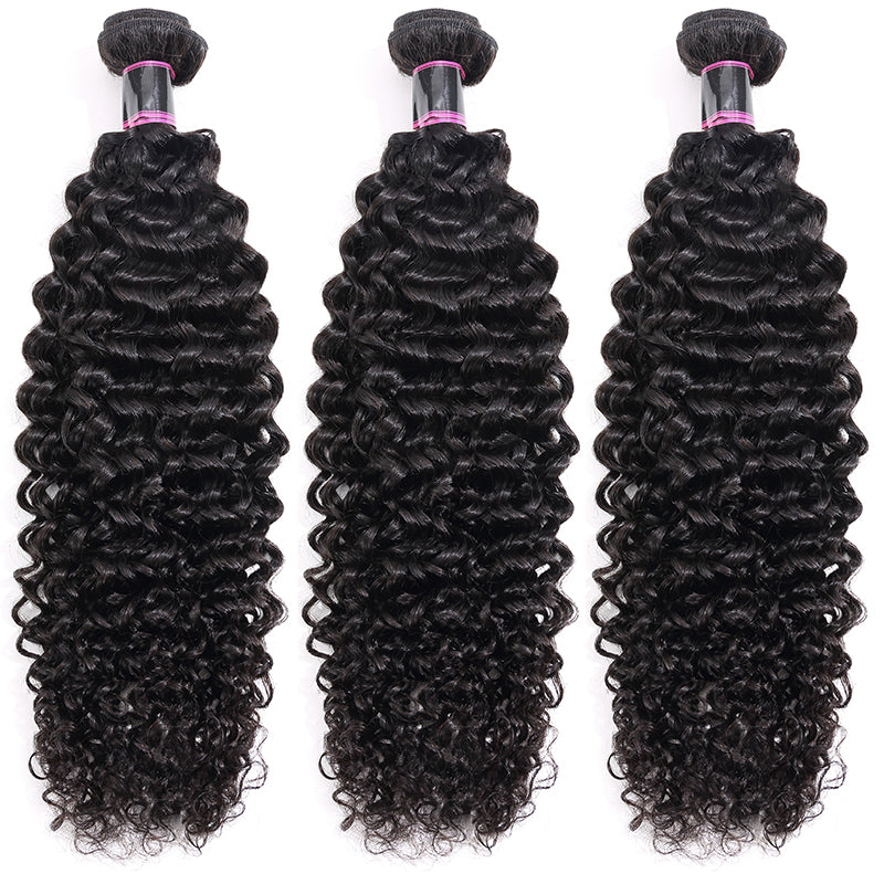 Silkswan Hair Curly Human Hair Bundles Hair Extensions Double Weft 28 30 Long Inches