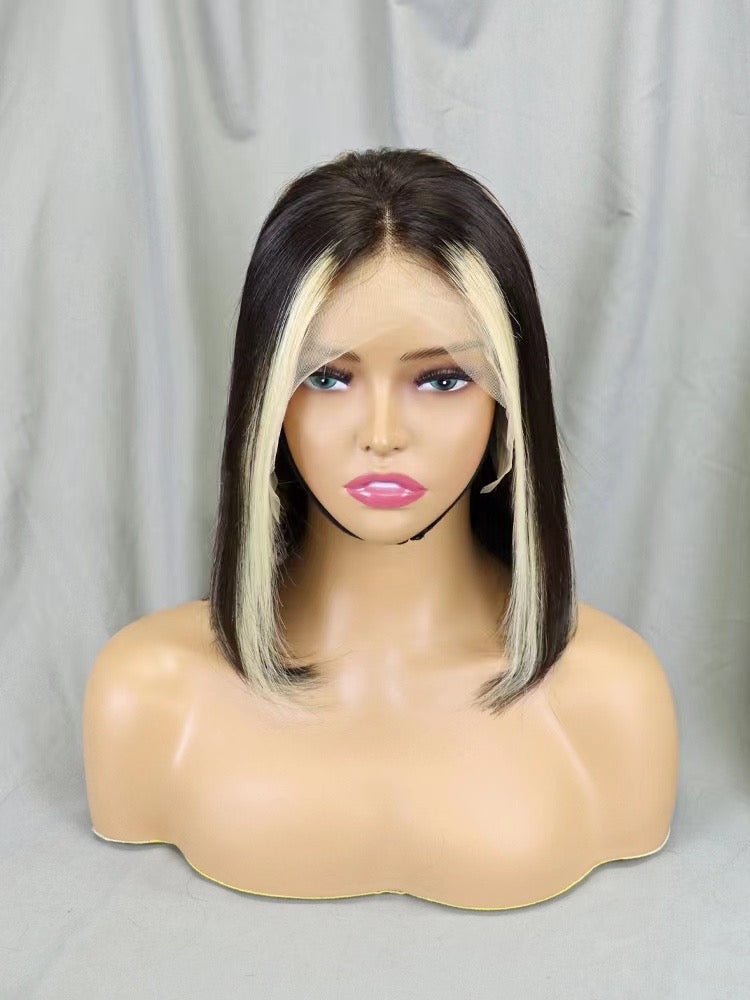 Silkswan hair new style human hair frontal bob wig #1b/613