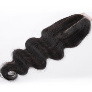 Silkswan Body Wave Bundles with 2x6 Lace Closure Kim K Top Closure Human Virgin Hair Extensions