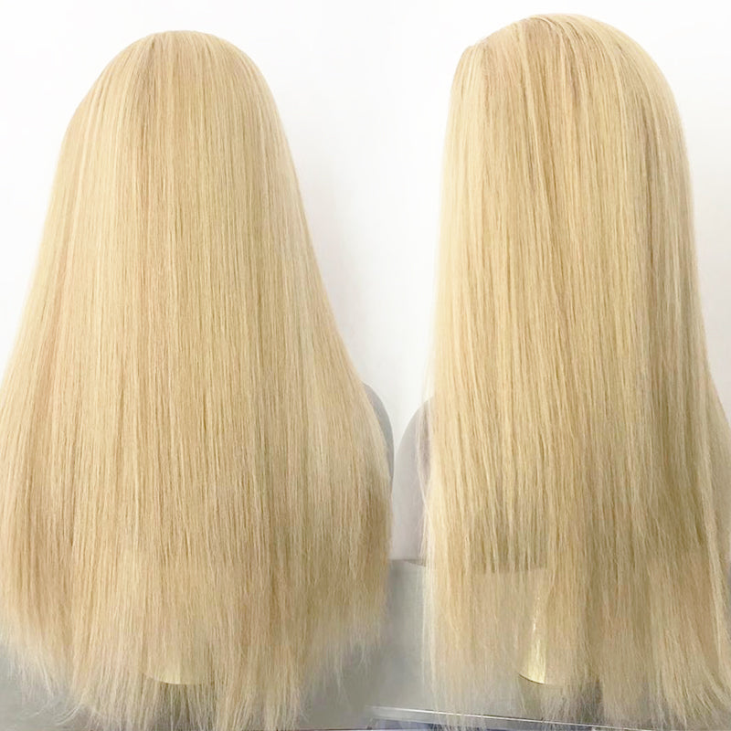 Silkswan Hair 613 Blonde HeadBand Wigs 24 26 28 Inches Non Lace Brazilian Human Hair