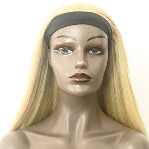 Silkswan Hair 613 Blonde HeadBand Wigs 24 26 28 Inches Non Lace Brazilian Human Hair