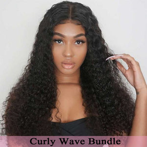 Silkswan Hair Curly Human Hair Bundles Hair Extensions Double Weft 28 30 Long Inches