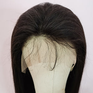 Silkswan Hair Straight 13x4 Lace Front Wigs Brazilian Human Hair 8-40 Inches Pre Pluck Wigs